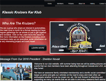 Tablet Screenshot of klassickruizerskarklub.ca